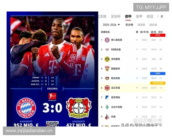 拜仁德甲统治地位面临挑战,本赛季争冠格局出现显著变化 拜仁德甲统治地位面临挑战,本赛季争冠格局出现显著变化